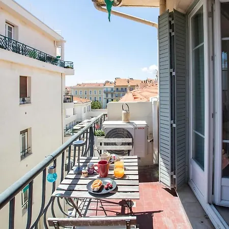L4 Fayad 2bdr Des Postes Central, Massena Ac 2balconies Nizza