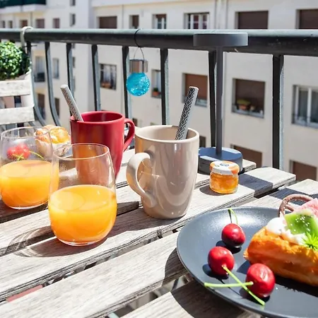 L4 Staywizus - 2bdr Des Postes Central, Massena Ac 2balconies