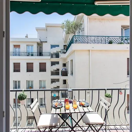 L4 Staywizus - 2bdr Des Postes Central, Massena Ac 2balconies Apartment